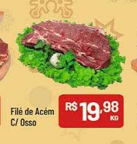 Supermercados Goes Filé de acém c- osso oferta
