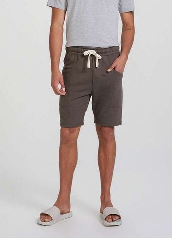 Posthaus Hering - bermuda basica masculina em moletom sarjado oferta