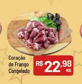 Supermercados Goes Coração de frango congelado oferta