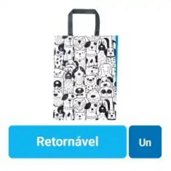 Sacola retornável petz cartoon