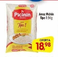 Cercadão Arroz Picinin tipo 1 5kg oferta