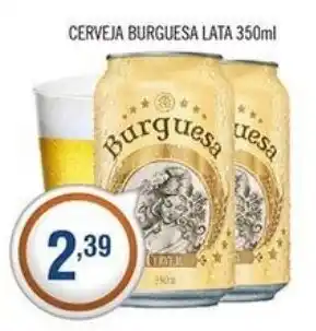 Central Supermercados Cerveja Burguesa lata 350ml oferta