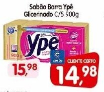 Cercadão Sabao Barra Ype Glicerinado C/5 900g oferta