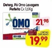 Cercadão Deterg. po Omo Lavagem Perfeita cx 1.6kg oferta