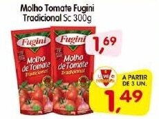 Cercadão Molho Tomate Fugini Tradicional Sc 300g oferta