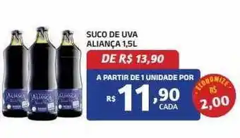 Bahamas Mix Suco de uva aliança oferta