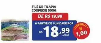 Bahamas Mix Filé de tilápia coopeixe oferta