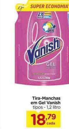Carrefour Tira-manchas em gel vanish oferta