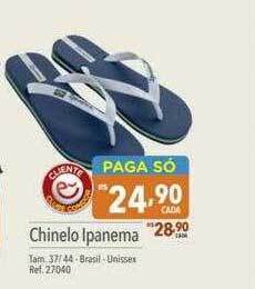 Supermercados Condor Chinelo ipanema oferta