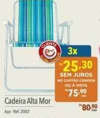 Supermercados Condor Cadeira alta mor oferta
