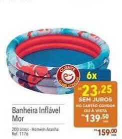 Supermercados Condor Banheira inflável mor oferta