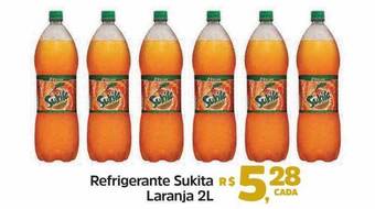 Abevê Supermercados Refrigerante sukita laranja oferta