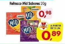 Cercadão Refresco Mid Sabores 20g oferta