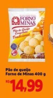 Extra Supermercado Pao de queijo Forno de Minas 400g oferta
