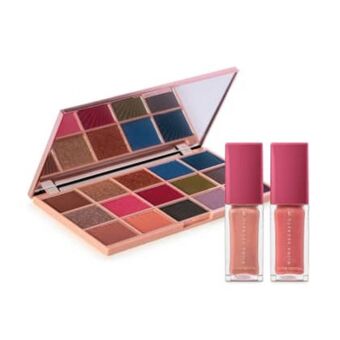 Eudora Combo crystal: palette de sombras + gloss rubi + gloss topázio oferta