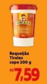 Extra Supermercado Requeijao Tirolez Copo 200g oferta