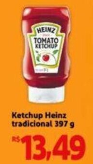 Extra Supermercado Ketchup Heinz Tradicional 397g oferta
