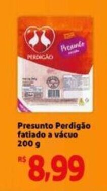Extra Supermercado Presunto Perdigao Fatiado a vacuo 200g oferta