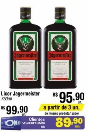Licor Jagermeister 750ml