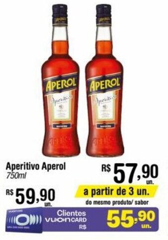 Fort Atacadista Aperitivo Aperol 750ml oferta