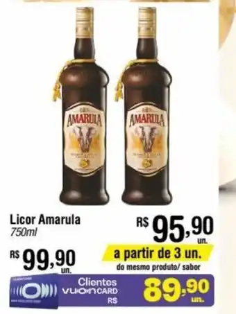 Fort Atacadista Licor Amarula 750ml oferta