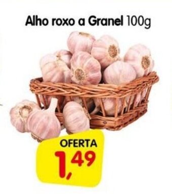 Cercadão Alho Roxo a granel 100g oferta