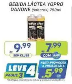 Prezunic Bebida láctea yopro danone sabores oferta