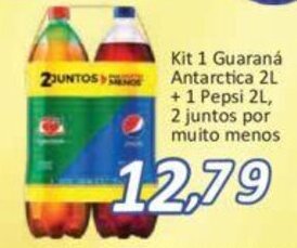 Supermercados Savegnago Kit 1 Guarana Antarctica 2L + 1 Pepsi 2L oferta