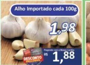 Supermercados Savegnago Alho Importado cada 100g oferta