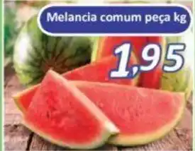 Supermercados Savegnago Melancia Comum peca 1kg oferta