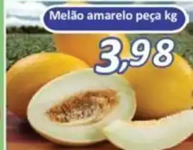 Supermercados Savegnago Melao Amarelo peca 1kg oferta