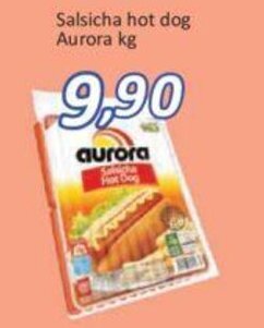 Supermercados Savegnago Salsicha Hot Dog Aurora 1kg oferta