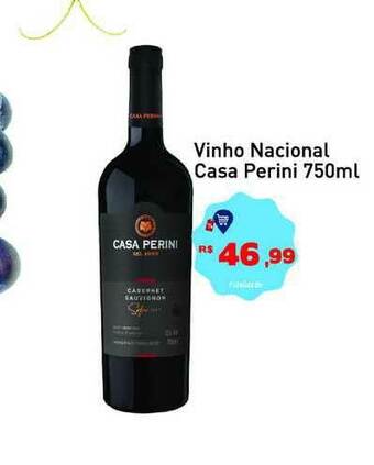 Tonin Superatacado Vinho Nacional Casa Perini 750ml oferta