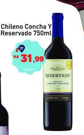 Tonin Superatacado Chileno Concha Y Reservado 750ml oferta