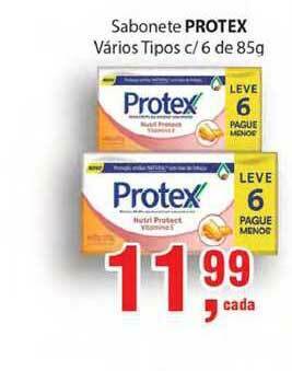 Supermercados Mundial Sabonete Protex Vários Tipos C 6 85g oferta