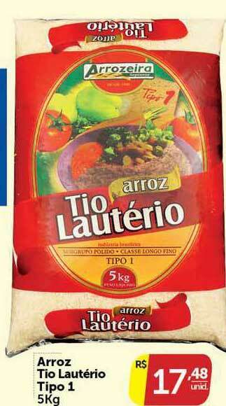 Pires Arroz Tio Lautério Tipo 1 5kg oferta
