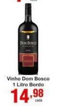 Rossi Supermercado Vinho Dom Bosco 1L Bordo oferta