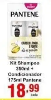 Kit Shmapoo 350ml + Condicionador 175ml Pantene