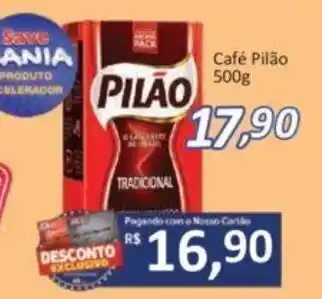 Supermercados Savegnago Cafe Pilao 500g oferta