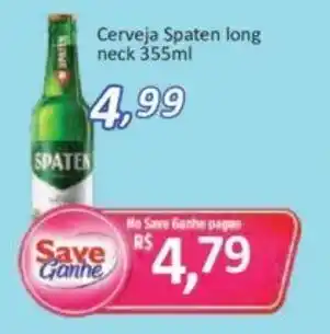 Supermercados Savegnago Cerveja Spaten Long Neck 355ml oferta