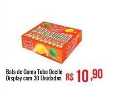 Mart Minas Bala de goma tubo docile display com 30 unidades oferta