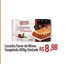Mart Minas Lasanha forno de minas congelada 600g unidade oferta