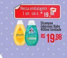 Mart Minas Shampoo johnsons baby 400ml unidade oferta