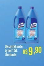 Desinfetante lysol 1,5l unidade