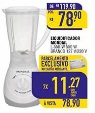 Mercantil Rodrigues Liquidificador mondial oferta
