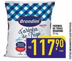 Farinha de trigo brandini 25kg
