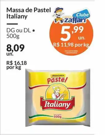 Cooper Massa de pastel italiany dg ou dl oferta