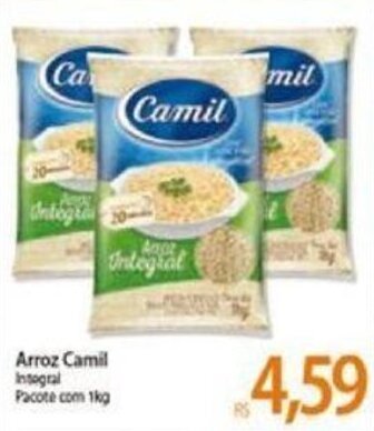 Atacadão Arroz Camil 1kg oferta