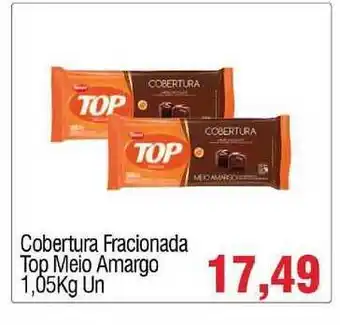 Spani Atacadista Cobertura Fracionada Top Meio Amargo 1,05kg oferta