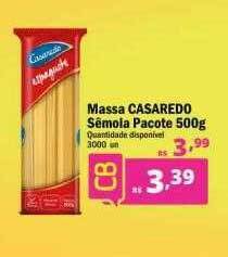 Althoff Supermercados Massa casaredo sêmola pacote oferta